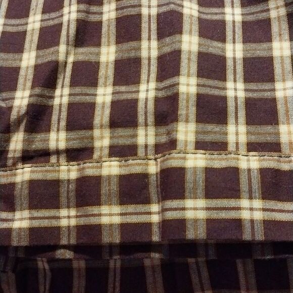 NWT Men's  Plum Plaid Poplin Pajama Pants - Goodfellow & Co  Size L - Picture 4 of 9
